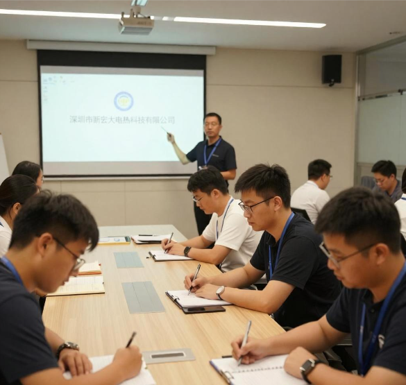 ​Únase para el crecimiento, construya un nuevo viaje juntos: la capacitación para nuevos empleados de Shenzhen Xinhongda Electric Heating Technology Co., Ltd. finalizó con éxito